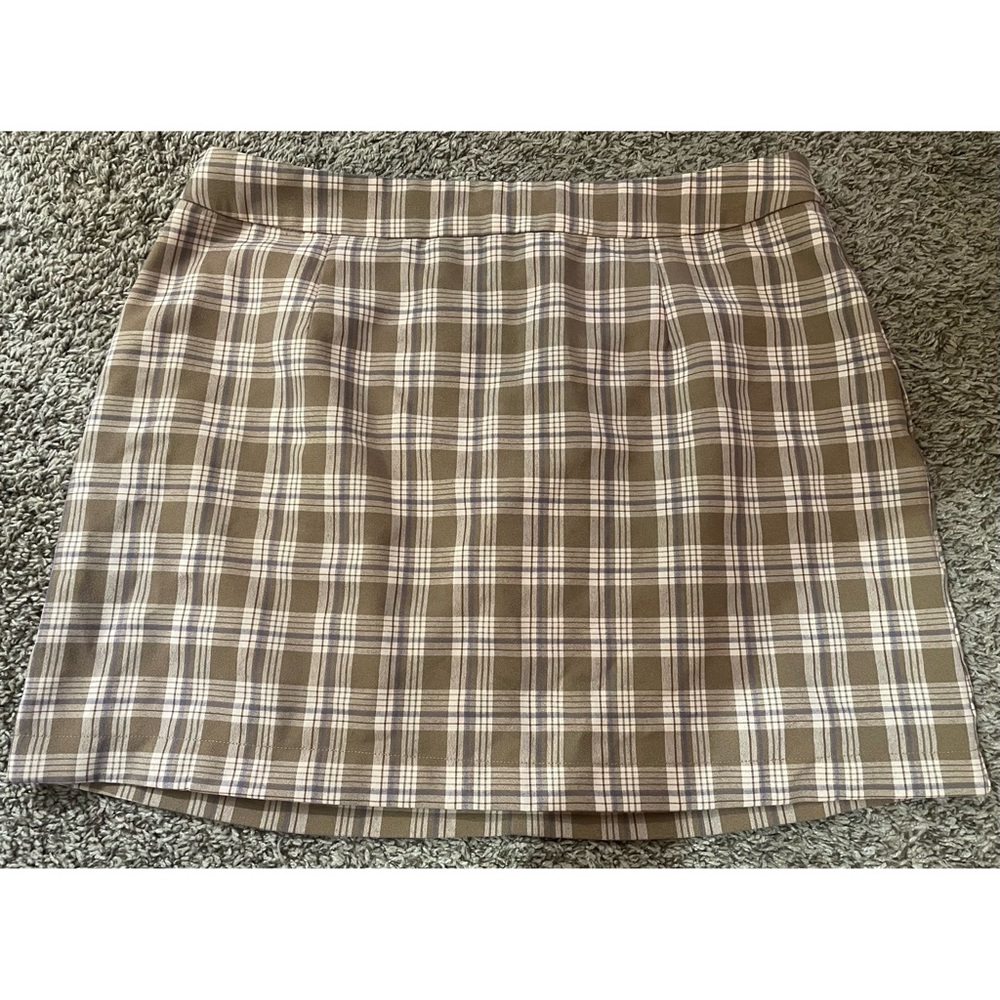 Plaid Mini Skirt
